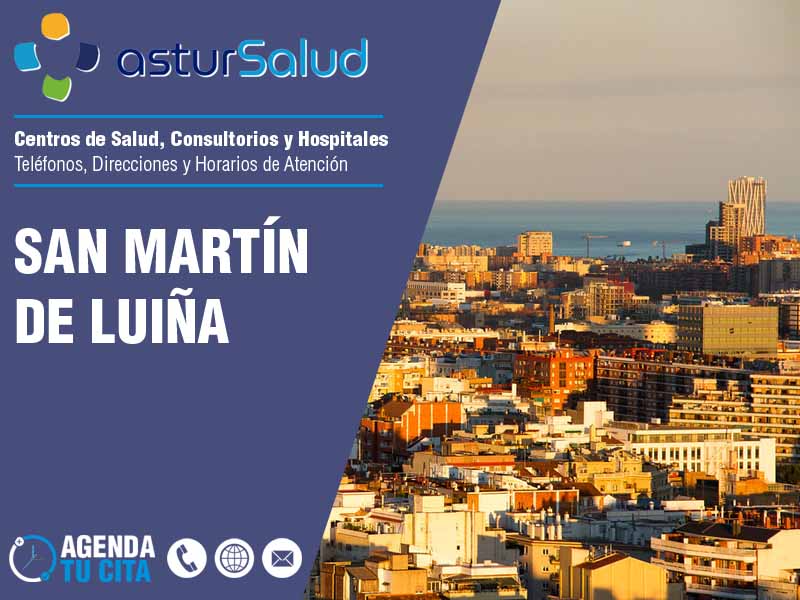 Centros de Salud en San Martín de Luiña - Telfonos y Direcciones