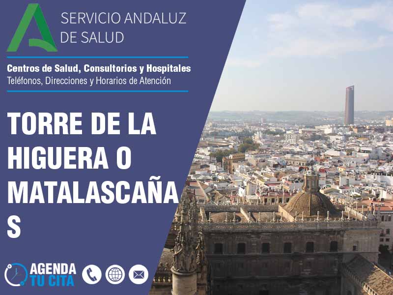 Centros de Salud en Torre De La Higuera O Matalascañas - Telfonos, Direcciones y Horarios de Atencin