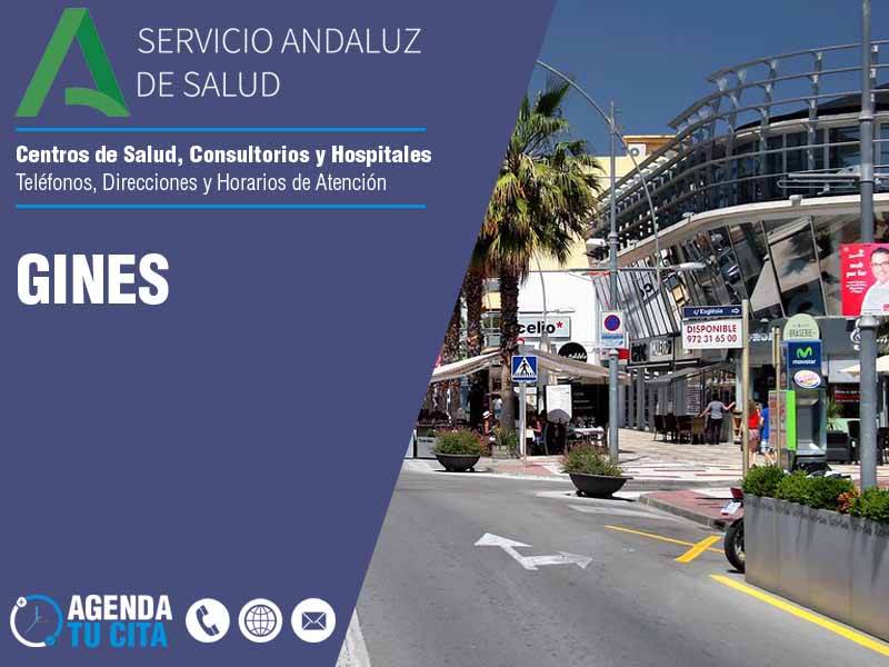 Centros de Salud en Gines - Telfonos, Direcciones y Horarios de Atencin