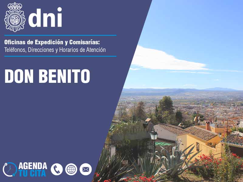 Oficinas del DNI en Don Benito - Telfonos, Direcciones y Horarios