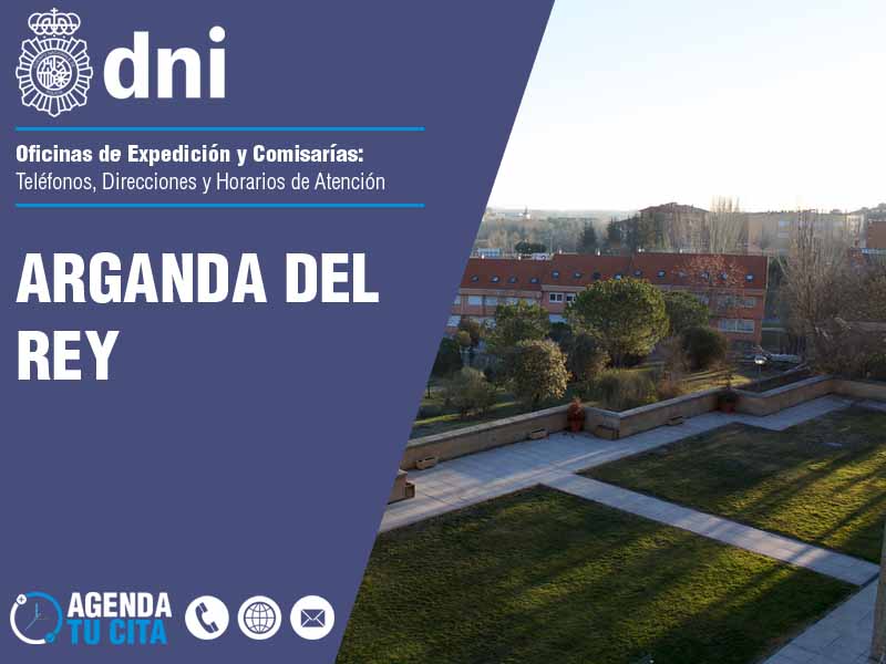 Oficinas del DNI en Arganda del Rey - Telfonos, Direcciones y Horarios