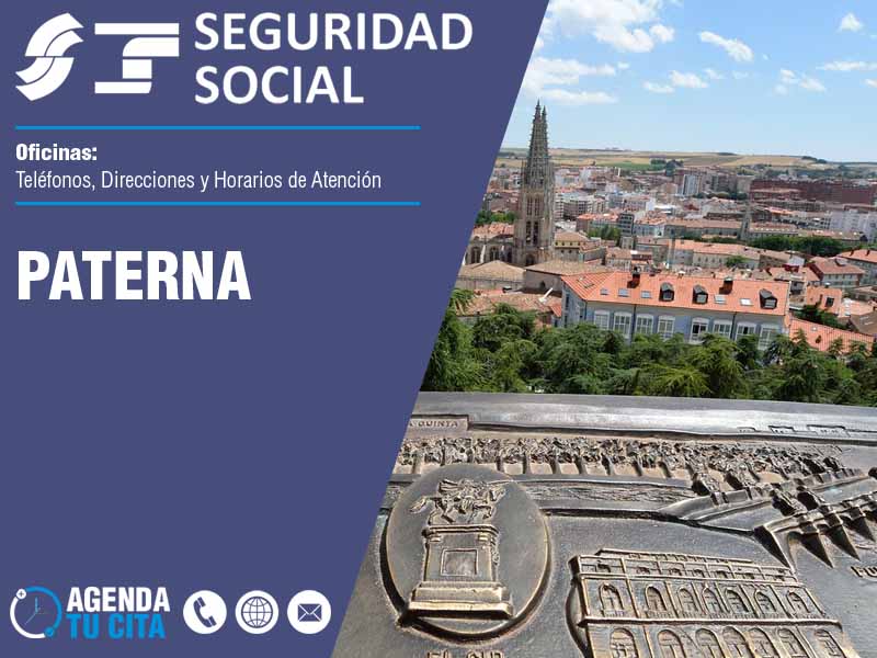 Oficinas de la Seguridad Social en Paterna - Telfonos, Direcciones y Horarios