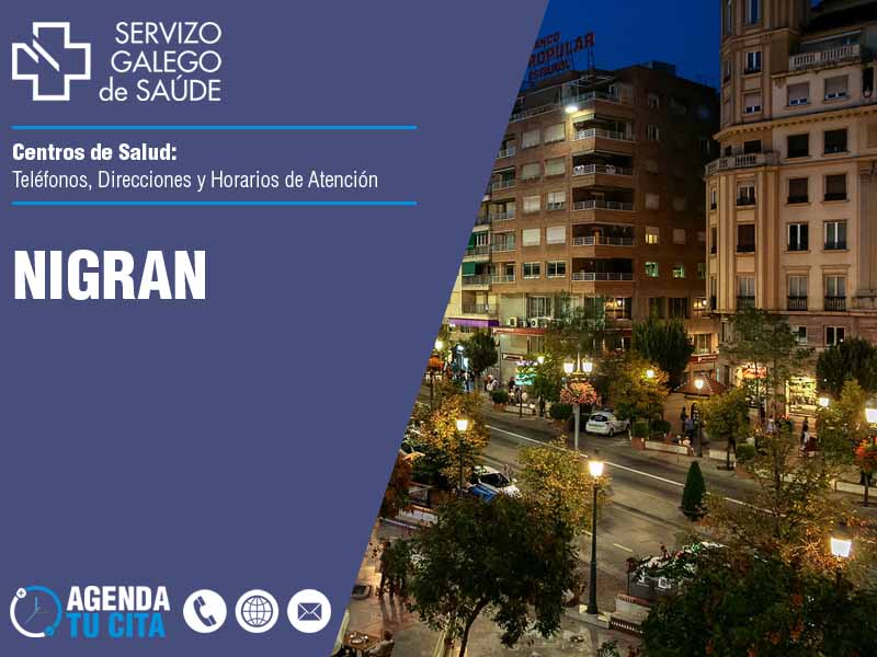 Centros de Salud en Nigran - Telfonos, Direcciones y Horarios de Atencin