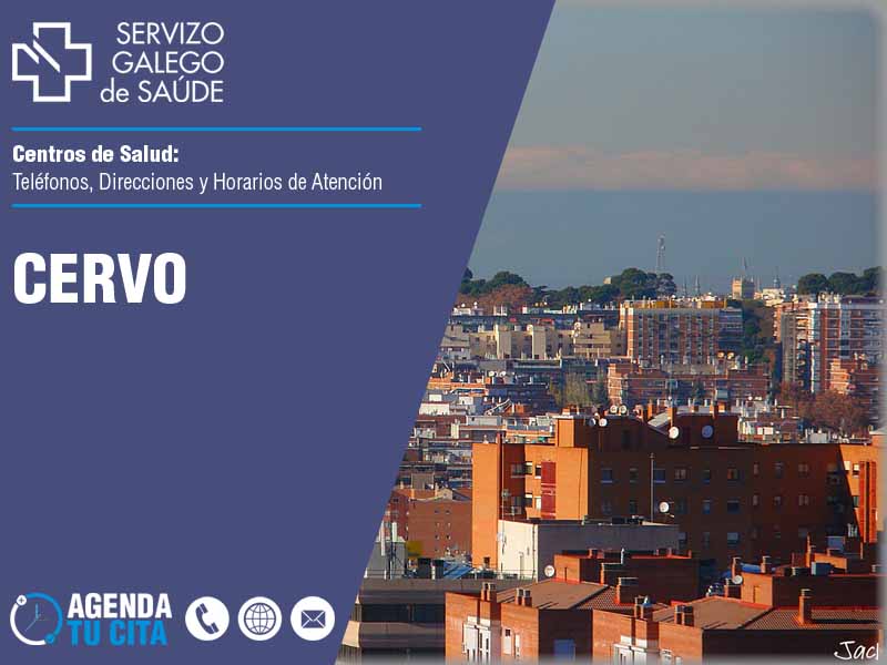 Centros de Salud en Cervo - Telfonos, Direcciones y Horarios de Atencin