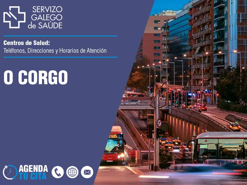 Centros de Salud en O Corgo - Telfonos, Direcciones y Horarios de Atencin