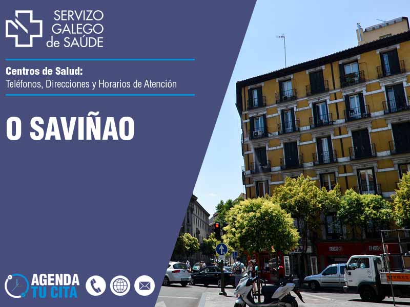 Centros de Salud en O Saviñao - Telfonos, Direcciones y Horarios de Atencin