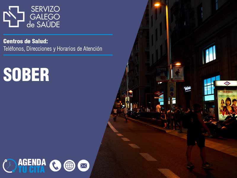 Centros de Salud en Sober - Telfonos, Direcciones y Horarios de Atencin