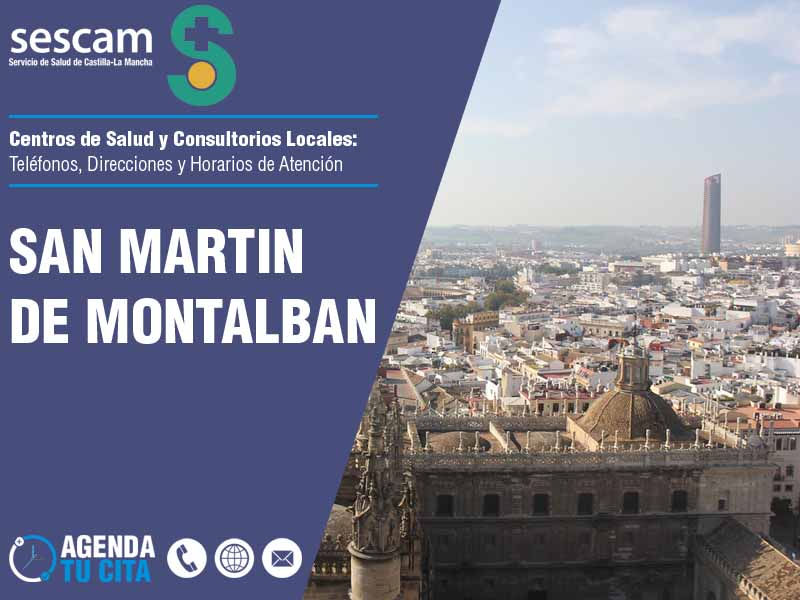 Centros de Salud en San Martin de Montalban - Telfonos, Direcciones y Horarios de Atencin